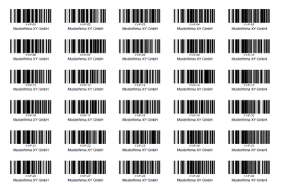 Poolbarcodes. Hiermit werden die abzugebenden Sammelproben beschriftet.